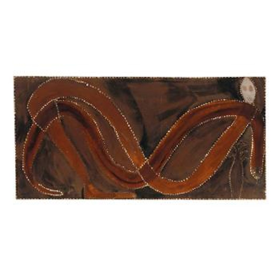 Untitled (The Serpents - Juntarkal And Wungurr) by Rover Thomas