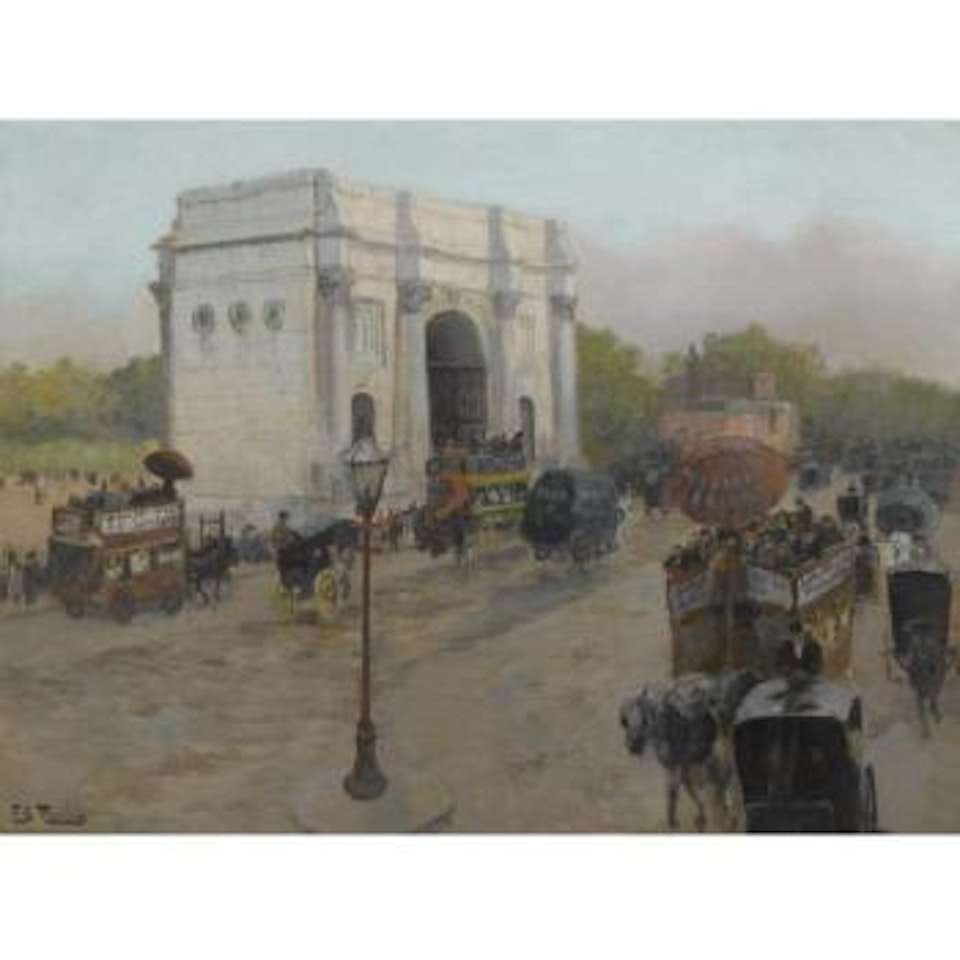Marble Arch, London by Fritz Thaulow