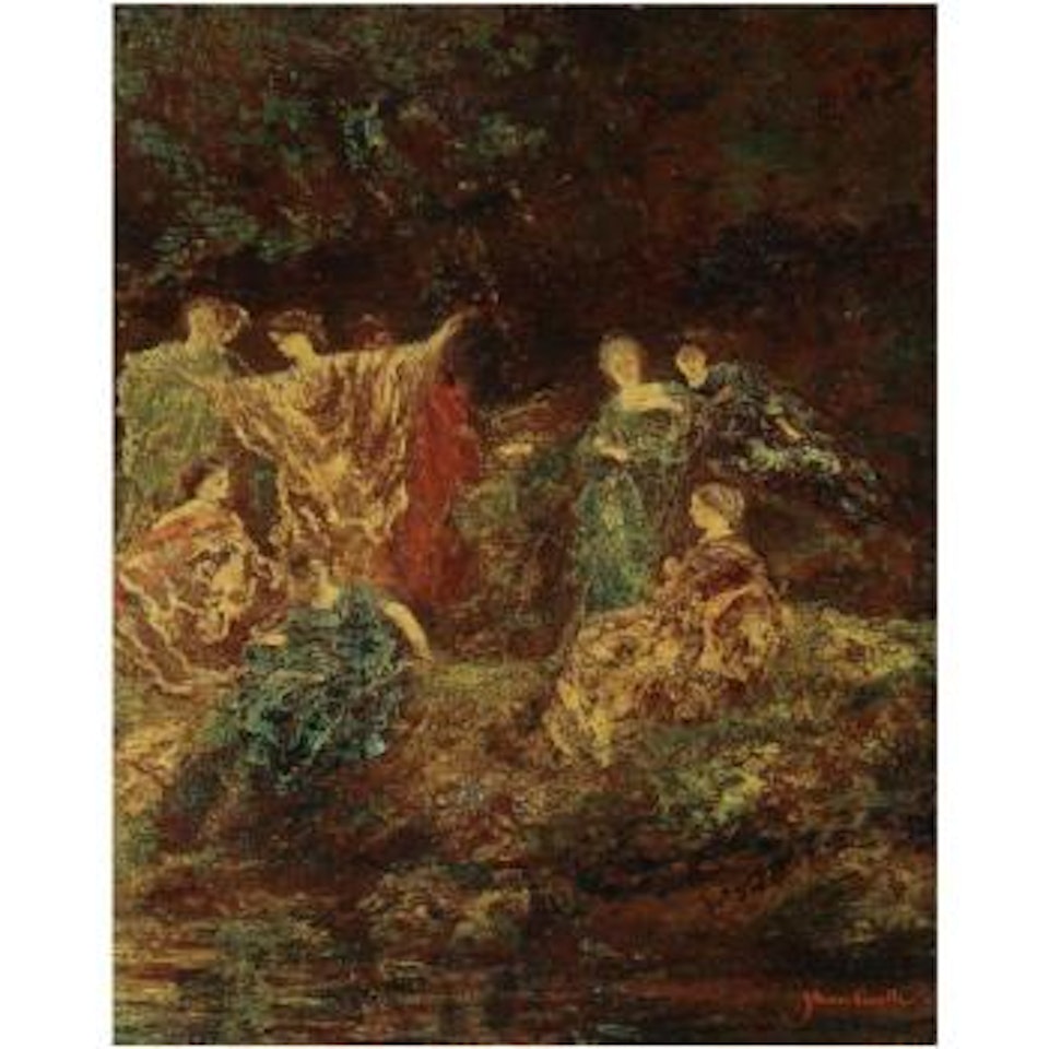 Festivité - Le Symposium by Adolphe Monticelli