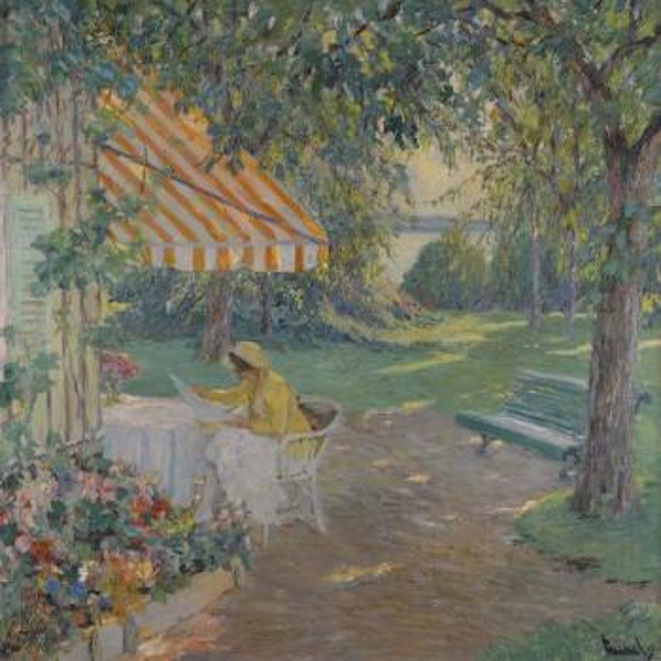 Sommer (Summer On Lake Starnberg) by Edward Cucuel