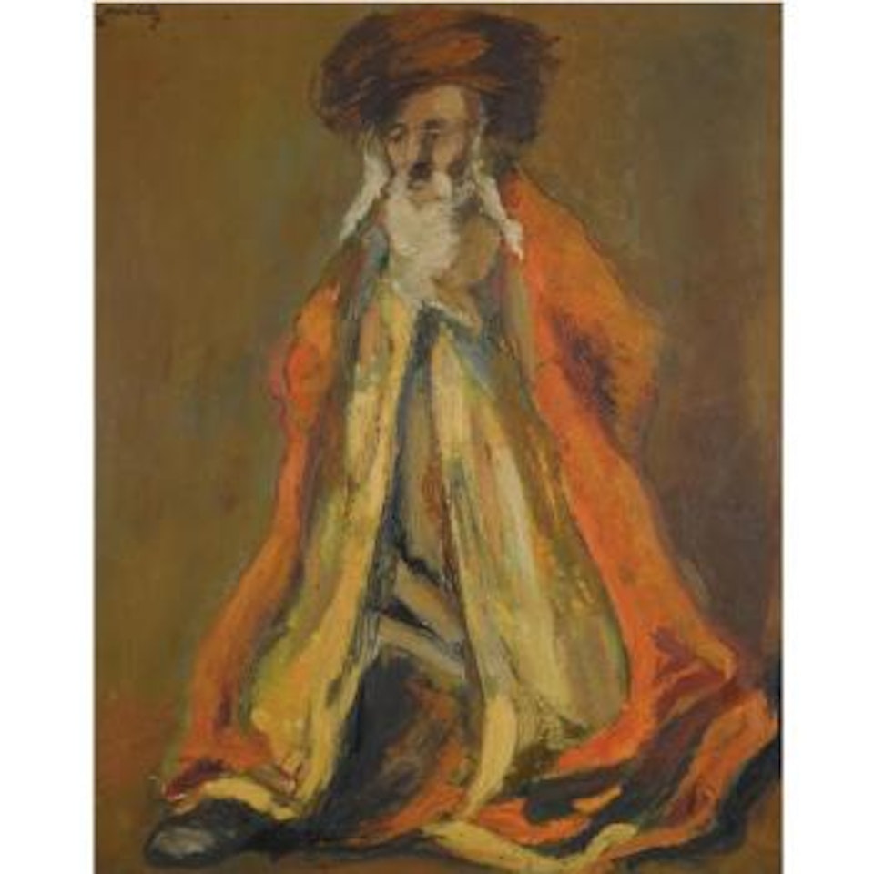 The Yellow Cloak by Emmanuel Mané-Katz