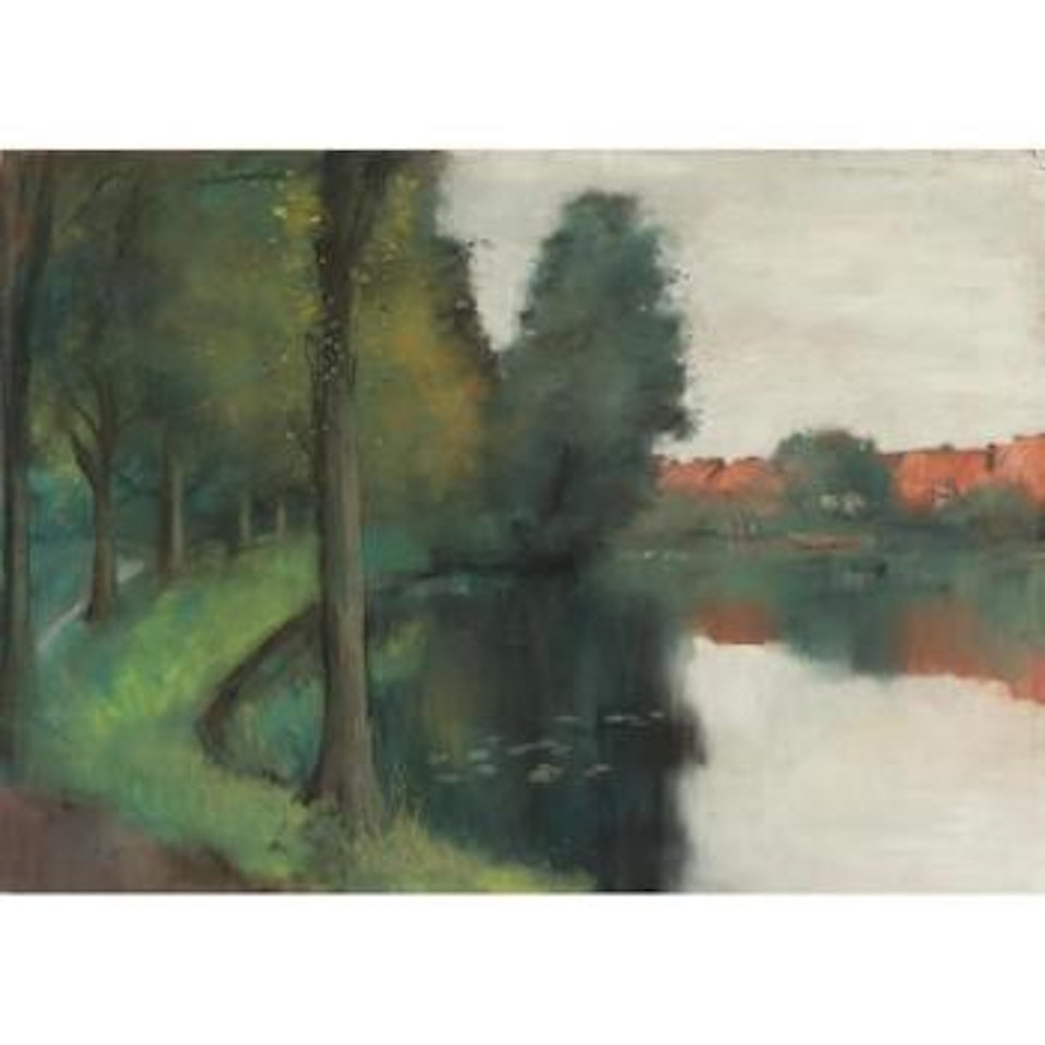 Holländisches Dorf (Dutch Village) by Lesser Ury