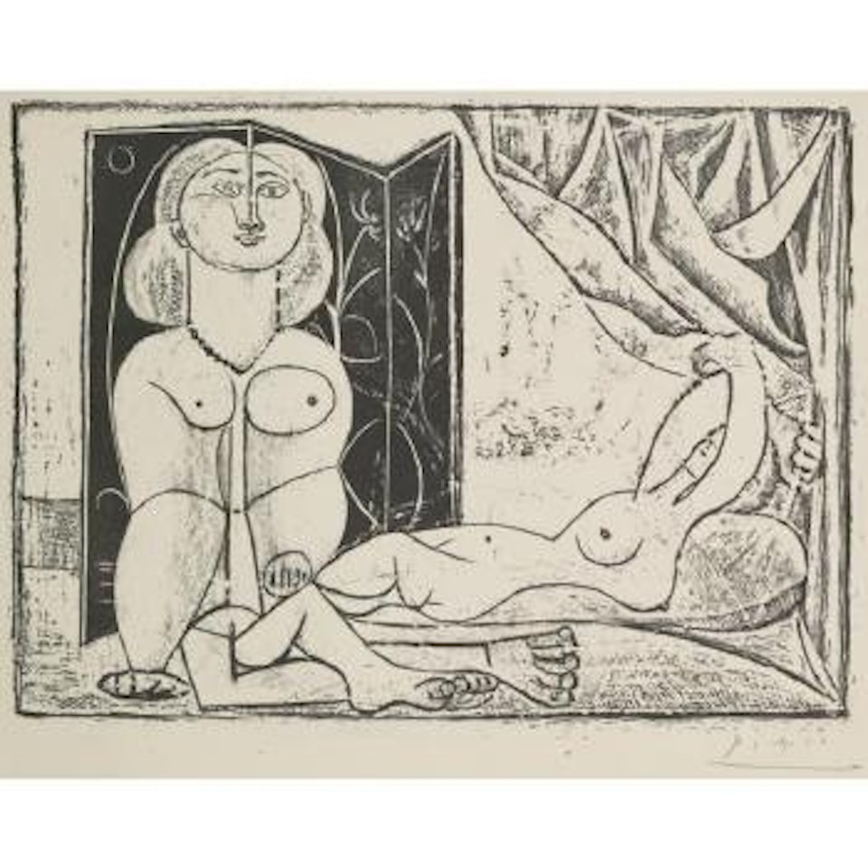 Deux Femmes Nues (Mourlot 16; Not In Bloch) by Pablo Picasso