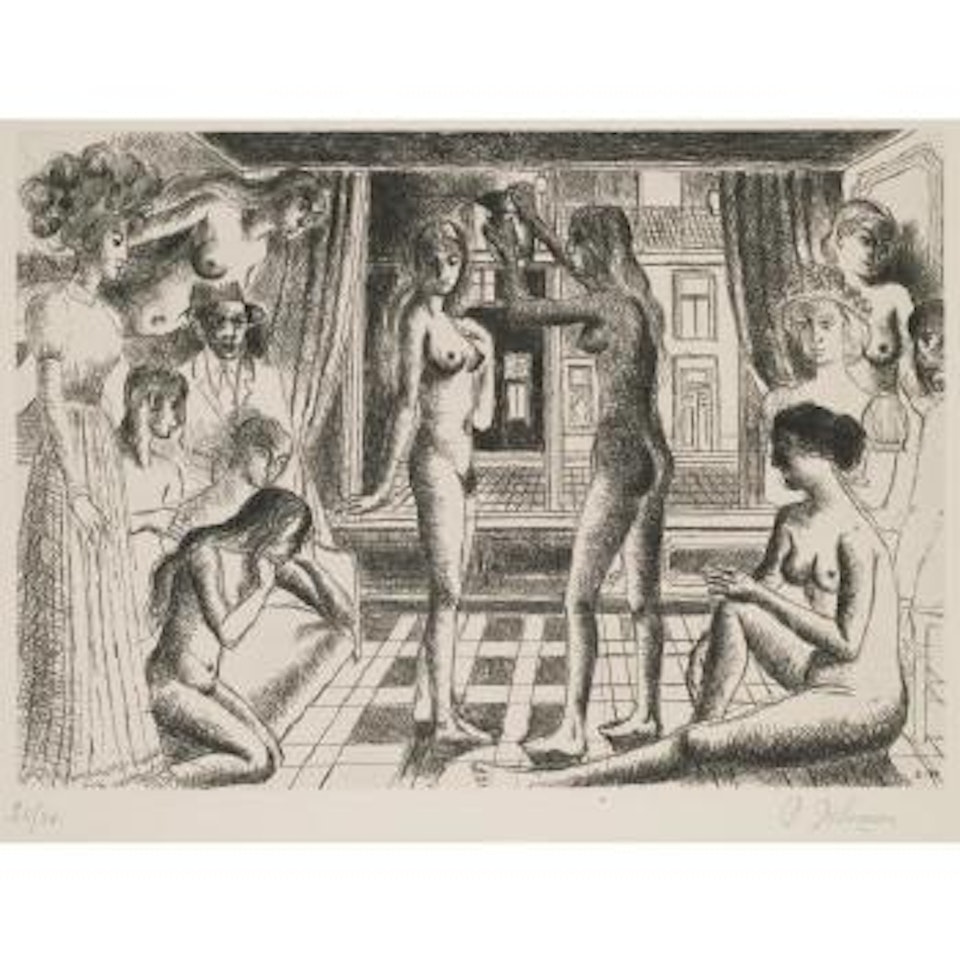 Building A Ruined Temple To The Goddess Vanadé (Jacob 81-91) by Paul Delvaux