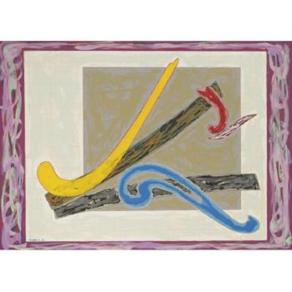 Wake Island Rail (A. Iii.b) by Frank Stella