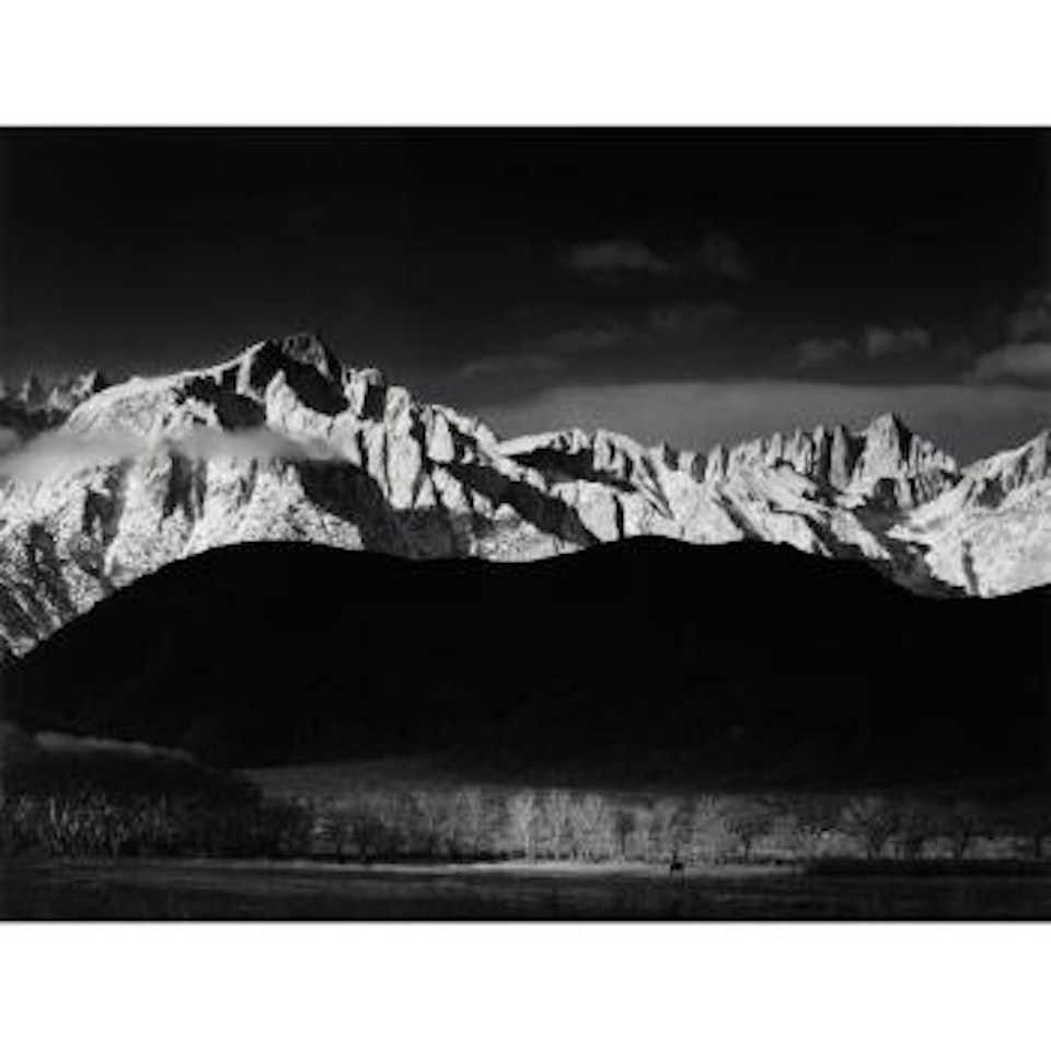 Winter sunrise, Sierra Nevada by Ansel Adams