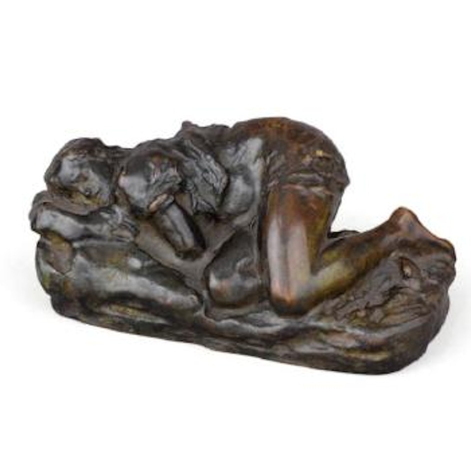 A 19th Century French Bronze Group Figuring A Woman Asleep by Jean-Baptiste Carpeaux