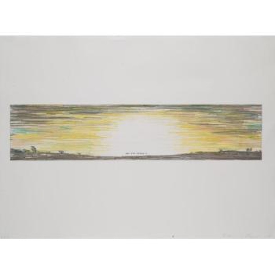 Kansas/Oklahoma, Little Connecticut Sleeping House, Kay-eye-double-s (W.a.c. 101-103) by Ed Ruscha