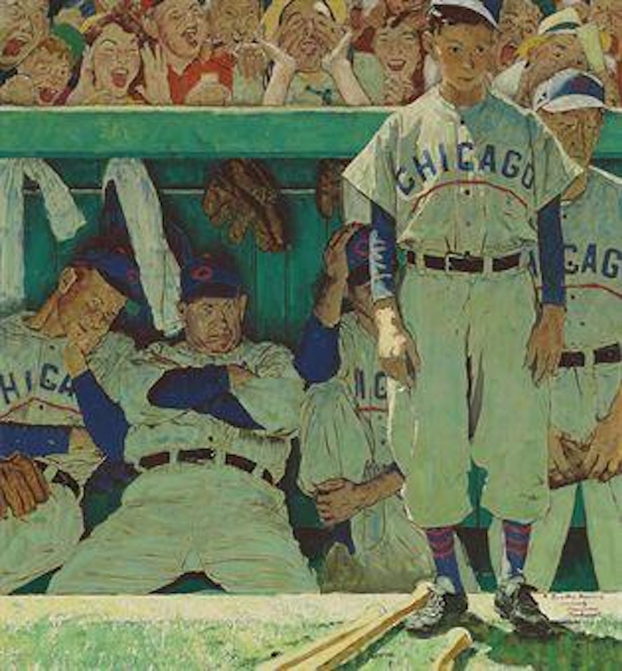 The Dugout by Norman Rockwell