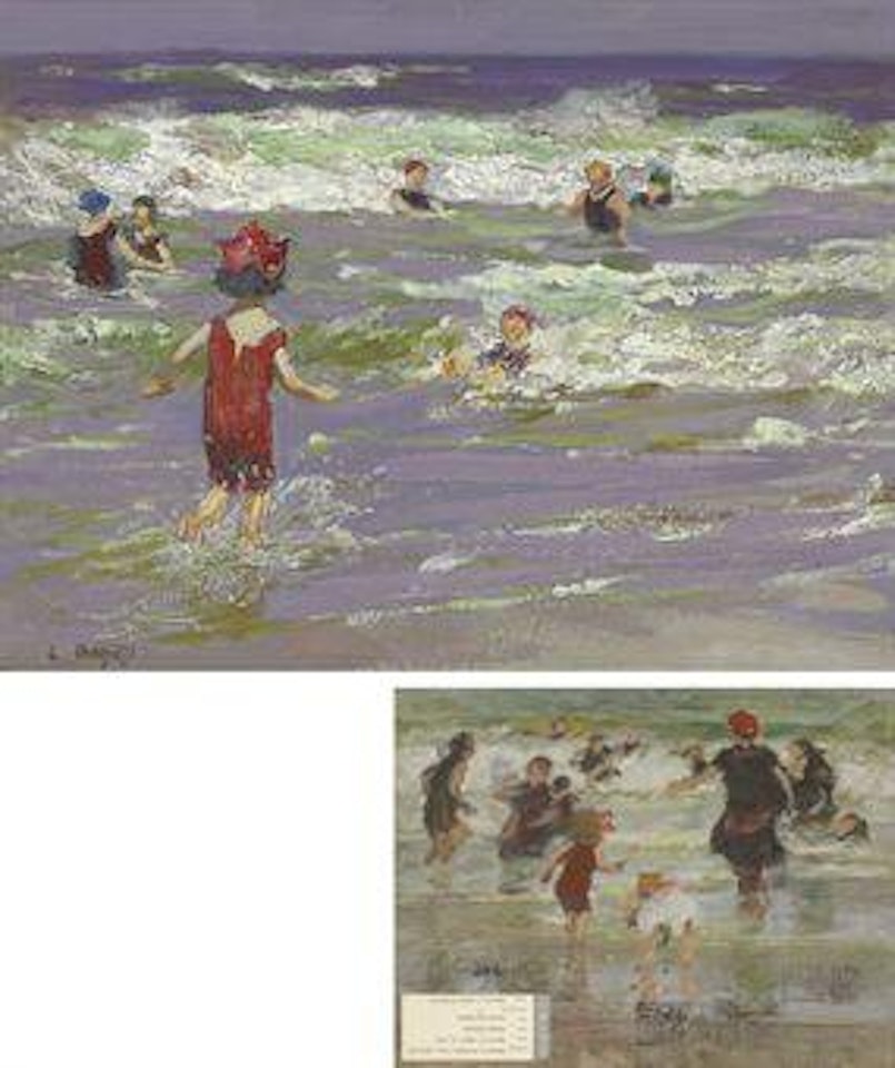 Little Sea Bather by Edward Henry Potthast