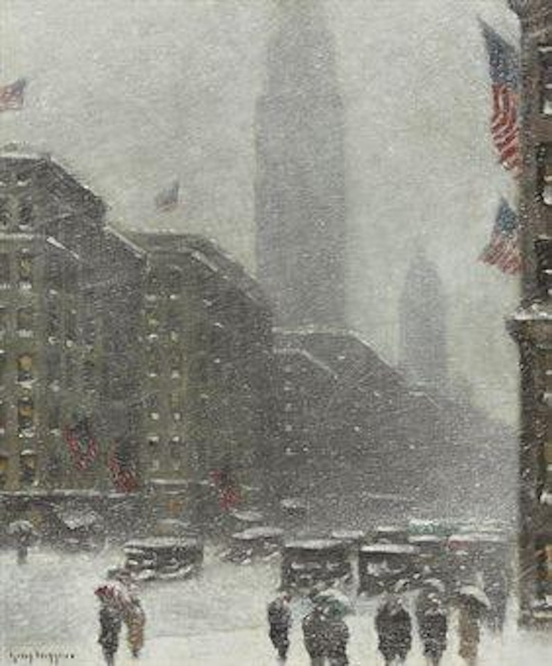 Lincoln's Birthday, New York by Guy Carleton Wiggins