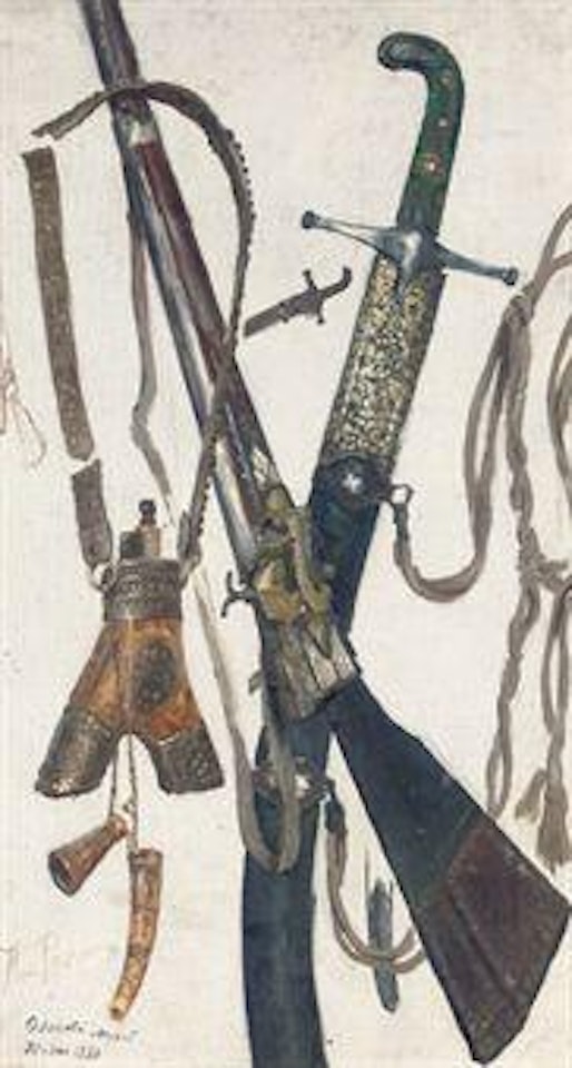 The accoutrements of war by Ilya Yefimovich Repin