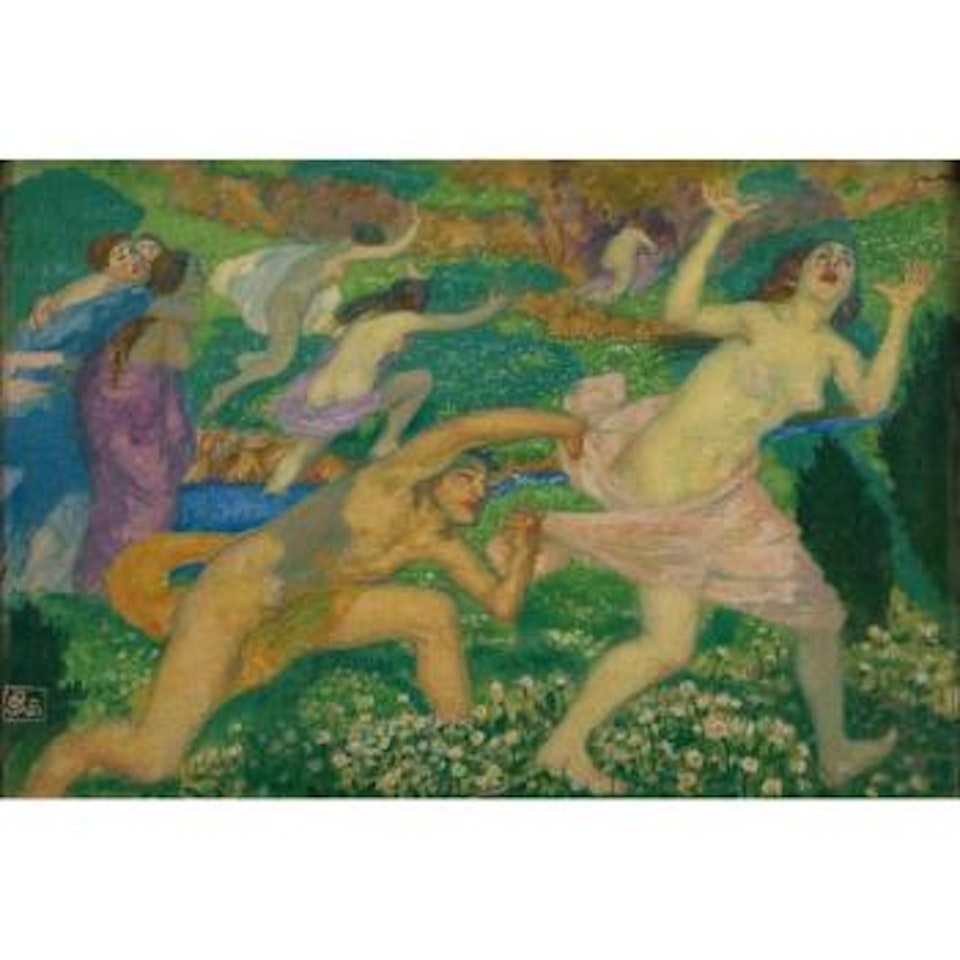Apollo And Daphne by Rupert Charles Wulsten Bunny