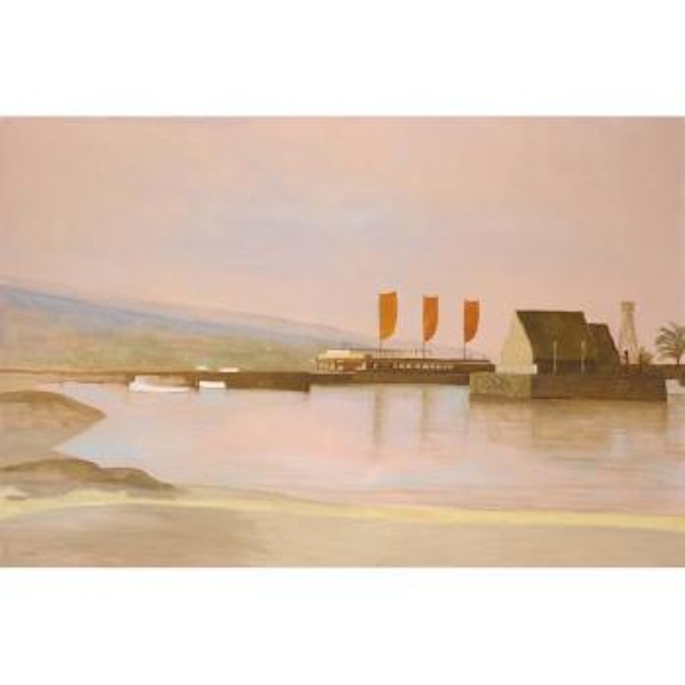 Heiau, Kamakahonu, Kona by Ray Austin Crooke