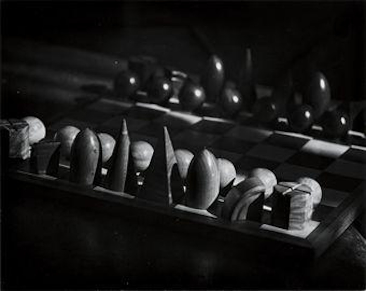 Chessmen, by Man Ray