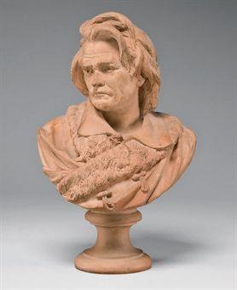 Buste en terre cuite representant Ludwig van Beethoven by Albert-Ernest Carrier-Belleuse