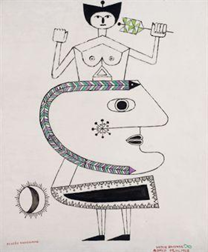 Pensée endogame by Victor Brauner