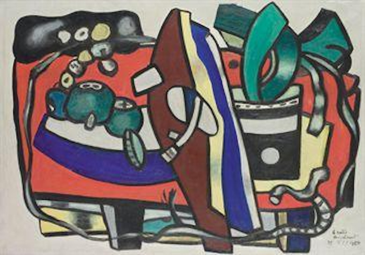 Composition à la plante verte, premier état by Fernand Leger