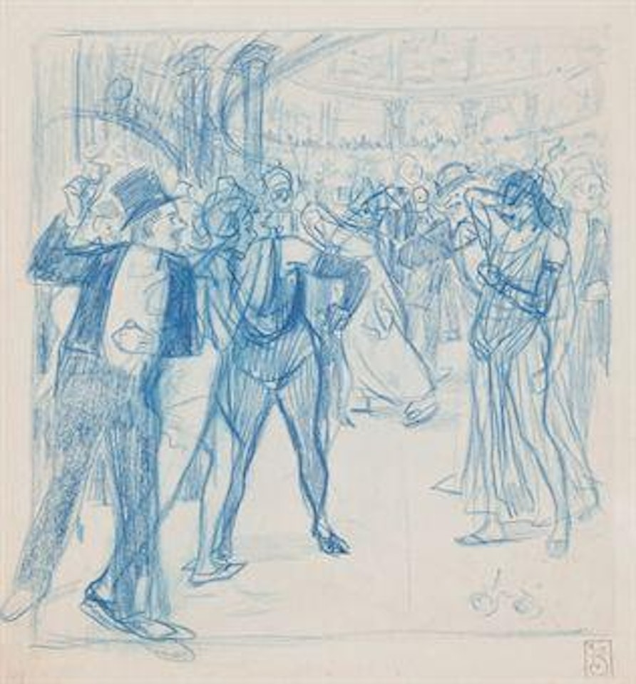 Le bal de l'opéra by Théophile Alexandre Steinlen