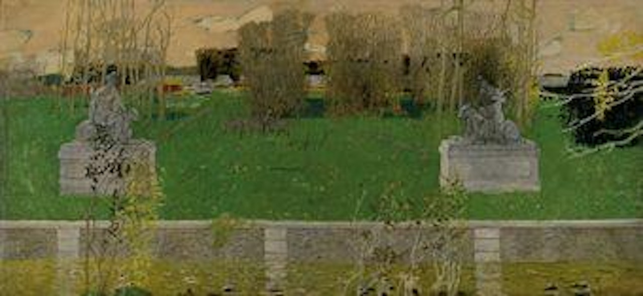 Le parc à l'automne by Maurice Brianchon