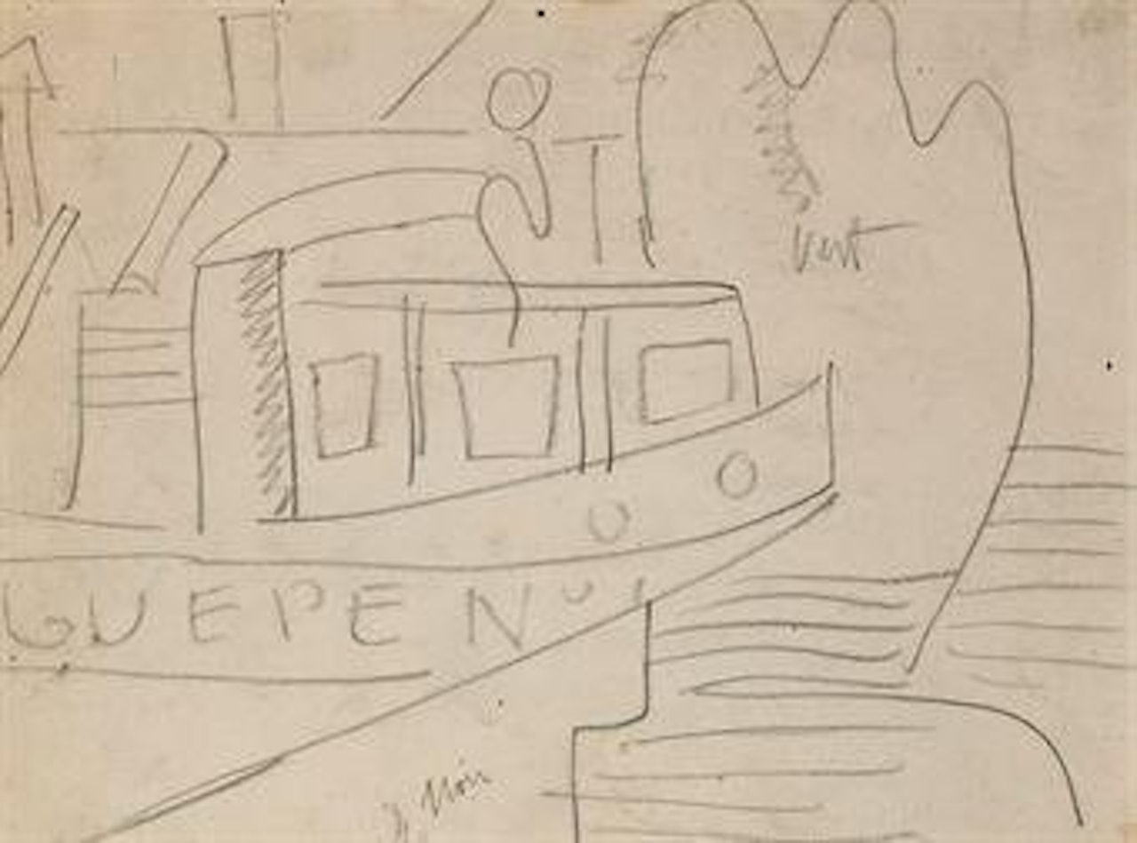 Etude de remorqueur by Fernand Leger