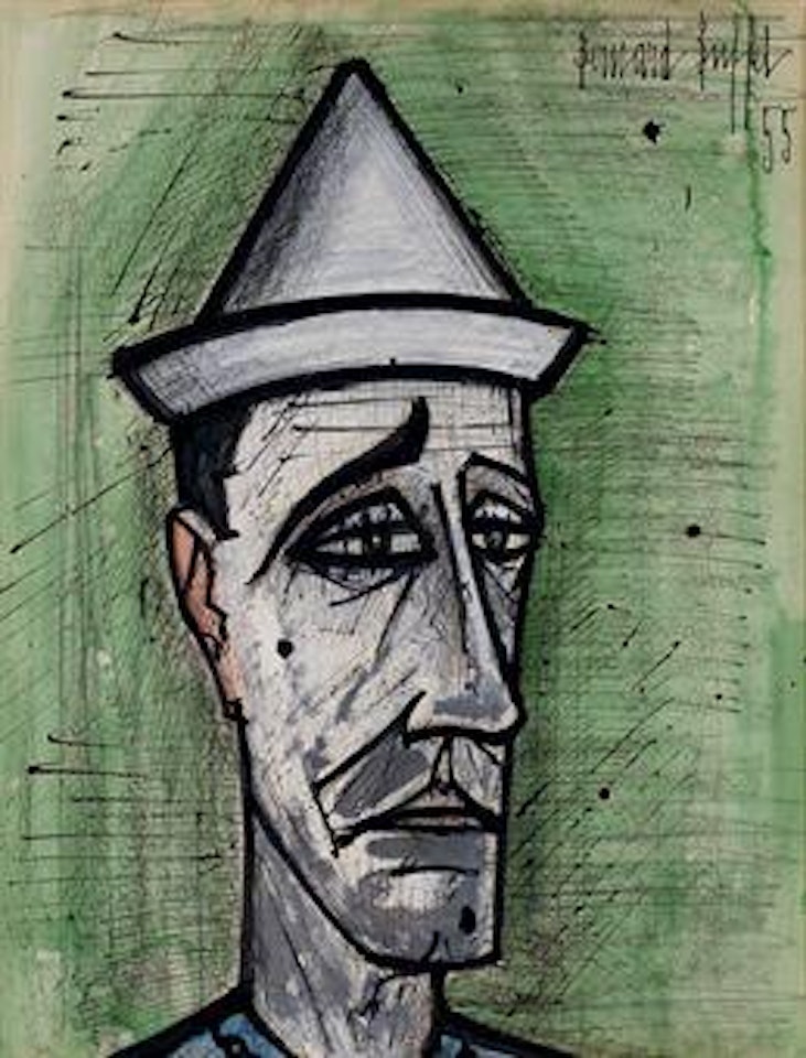 Tête de clown by Bernard Buffet