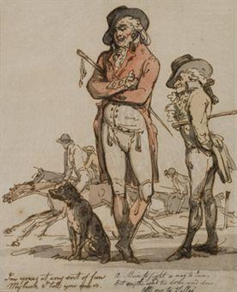Course de chevaux by Thomas Rowlandson
