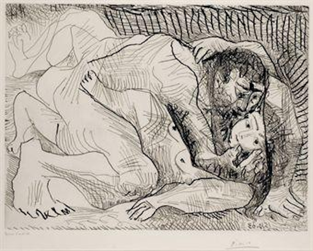 L'Etreinte II (Bloch 1111; Baer 1104 Bb) by Pablo Picasso