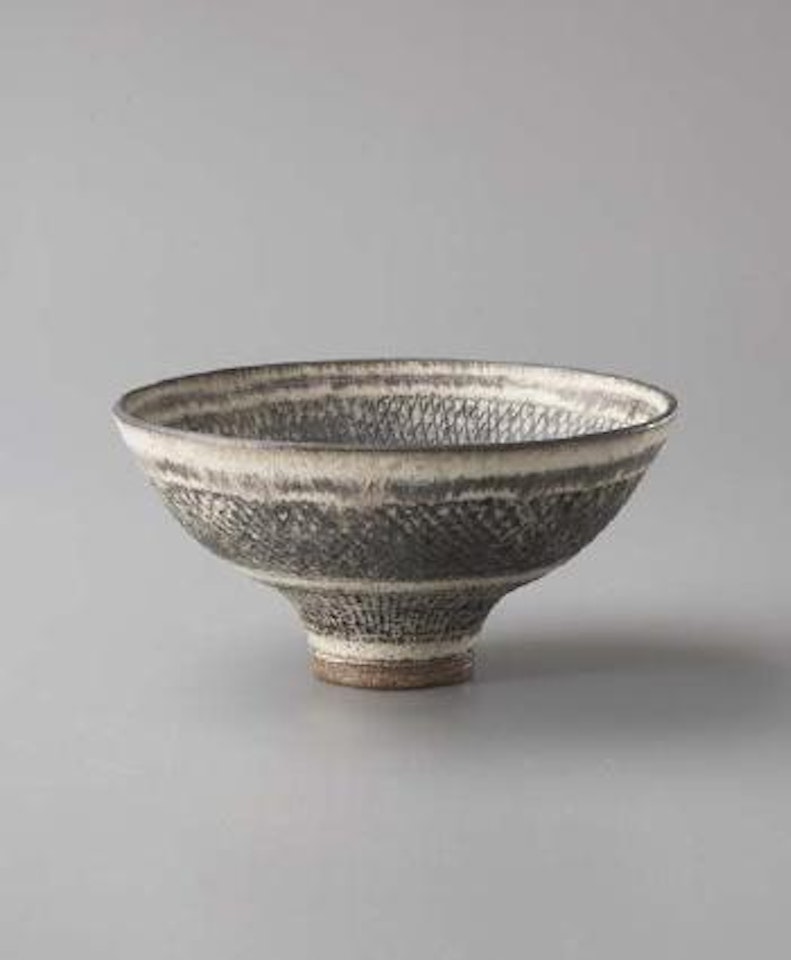 Knitted bowl by Lucie Rie