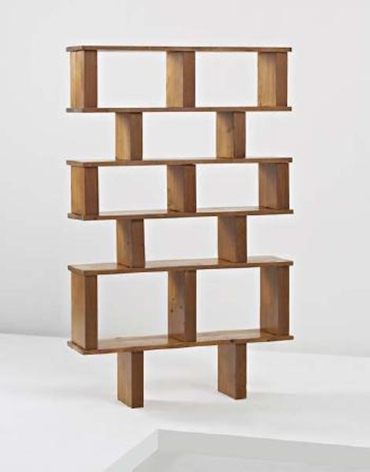 Rare bookshelf, B. C. B. l'Equipement de la Maison by Charlotte Perriand by Pierre Jeanneret