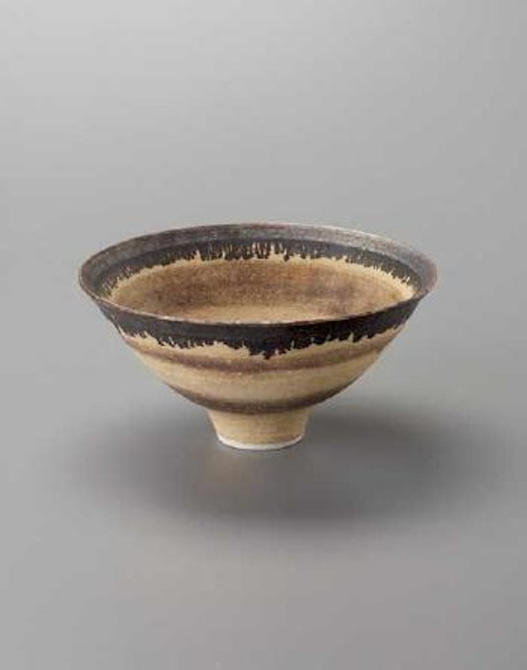Large conical bowl by Lucie Rie