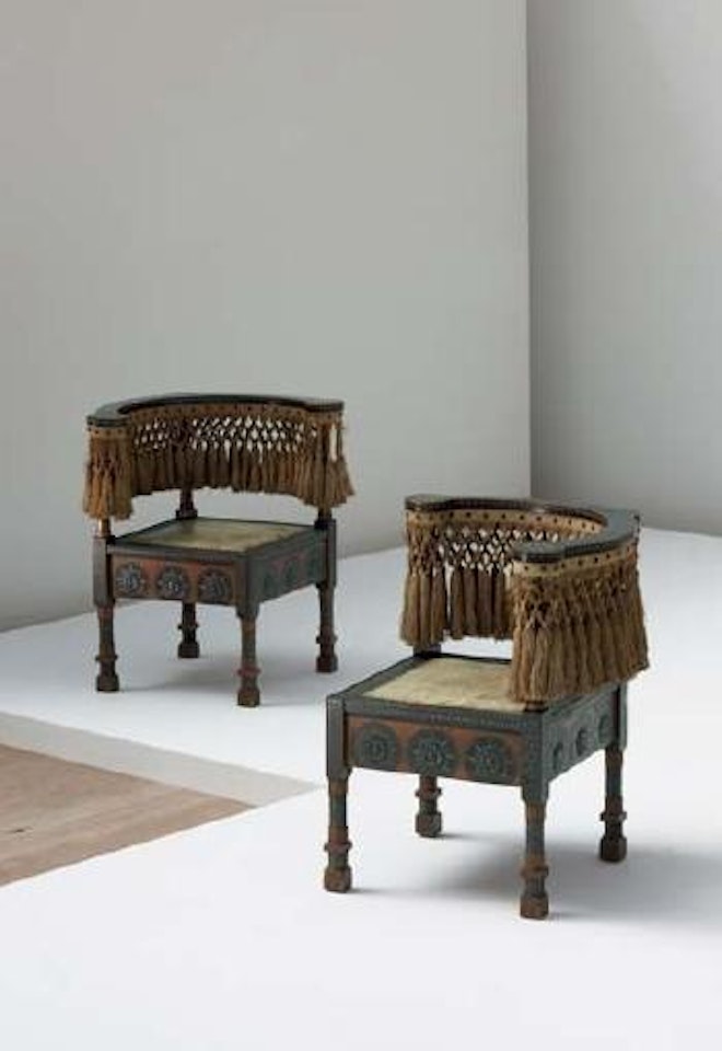 Pair of armchairs by Carlo Bugatti