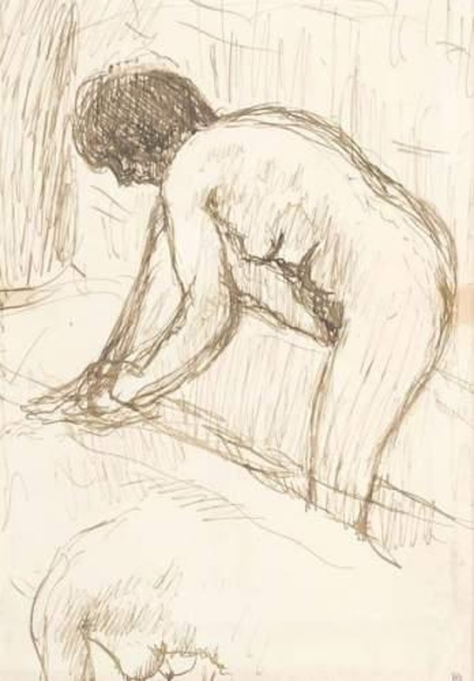Jeune femme au bain by Pierre Bonnard