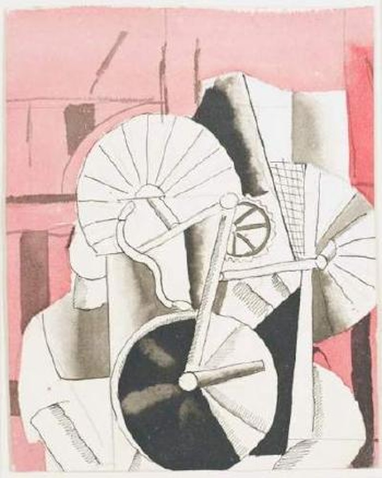 L'homme et les disques by Fernand Leger
