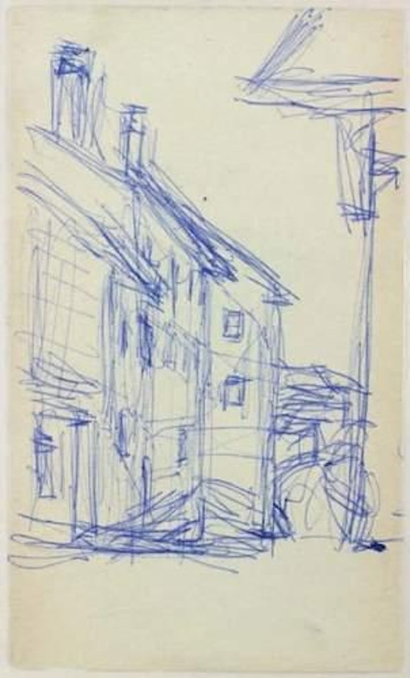 Maisons a Stampa by Alberto Giacometti