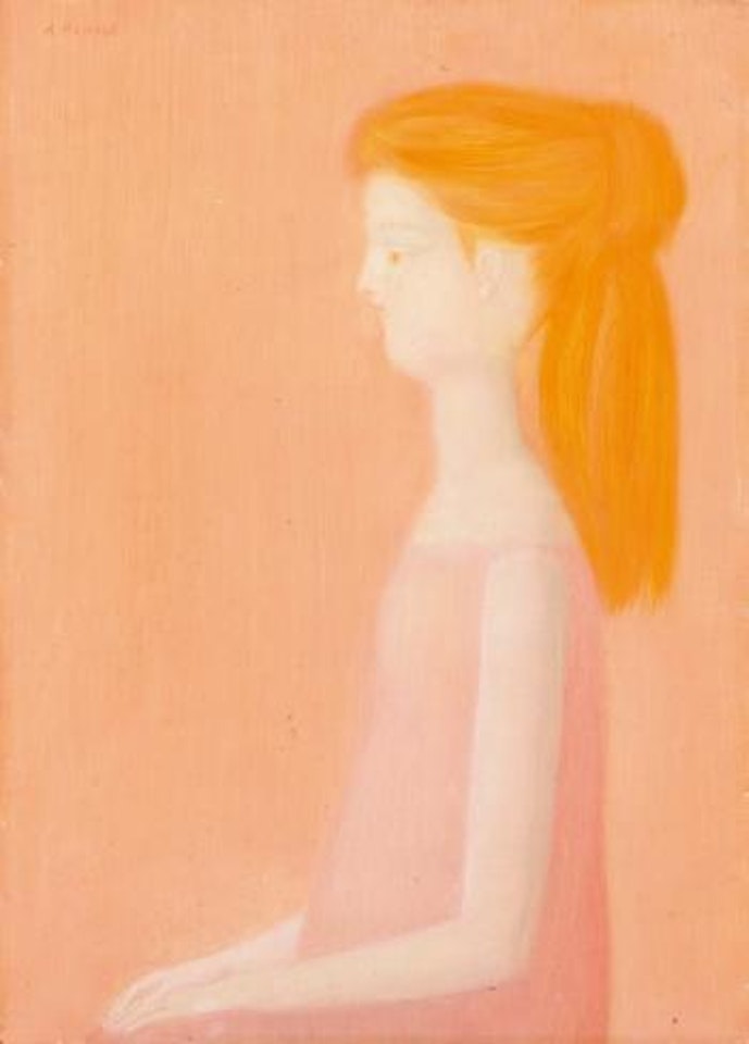 Figura su fondo rosa by Antonio Bueno