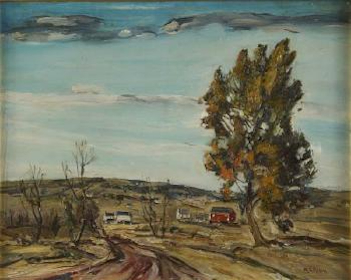 Signs of spring (southeast of Perkasie) by Walter Emerson Baum