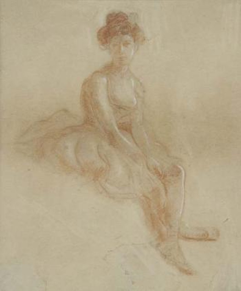 Study for a ballet dancer by William Glackens