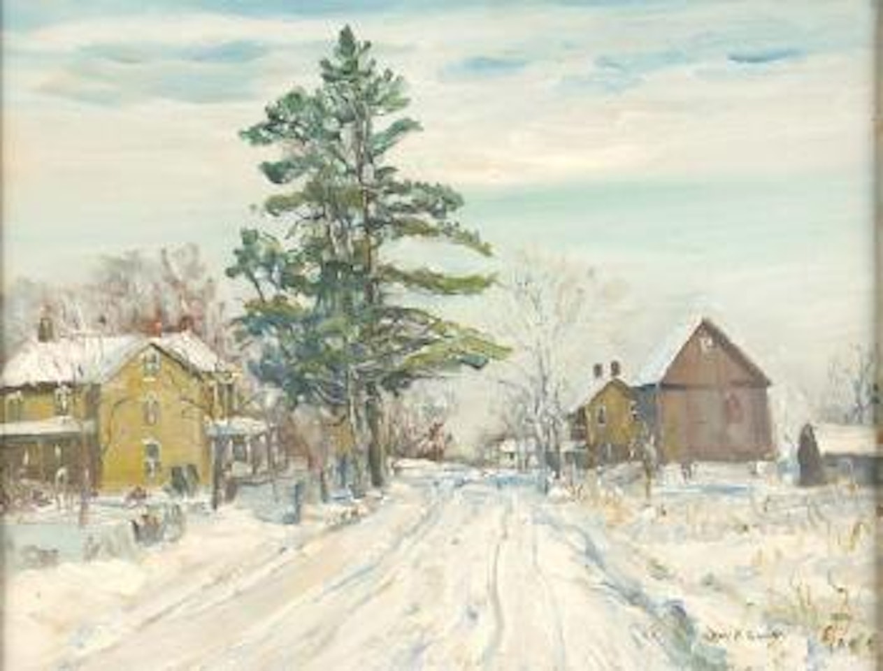 Silverdale-Blooming Glen Road by Walter Emerson Baum