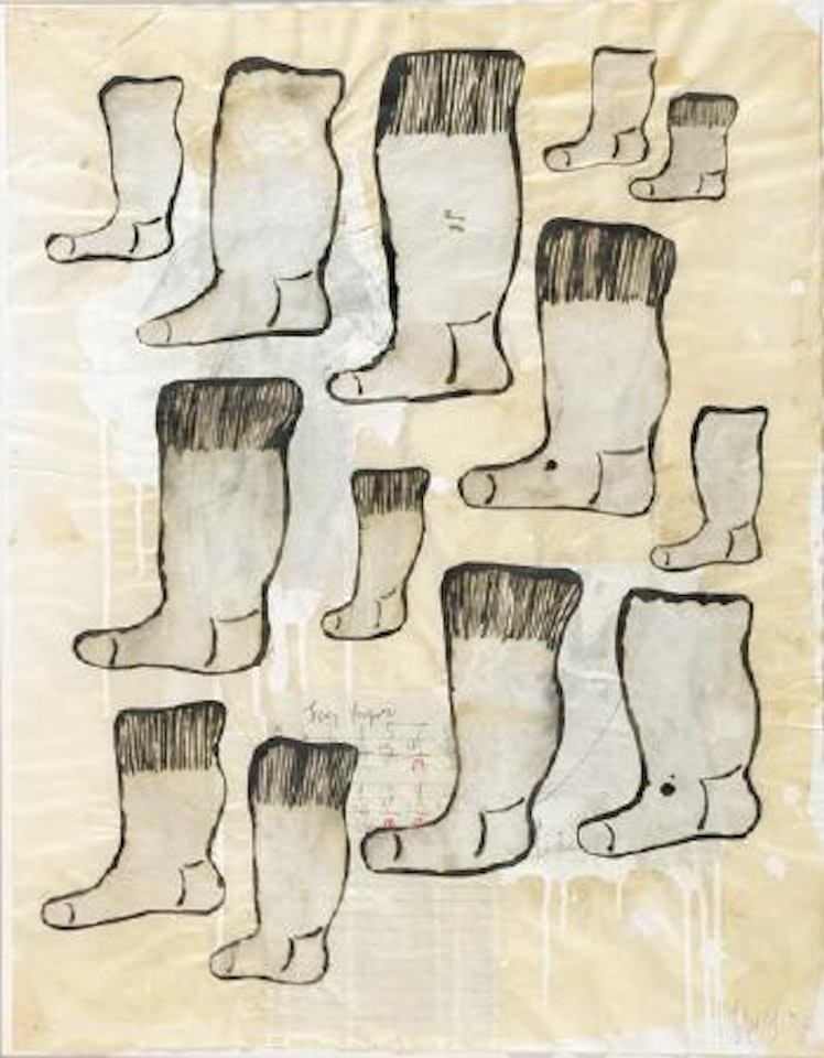 Untitled (socks) by Donald Baechler