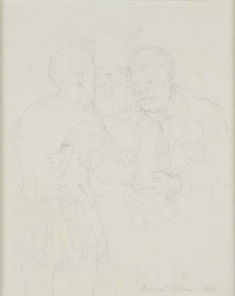 The farewell: a figure study by Pavel Tchelitchew