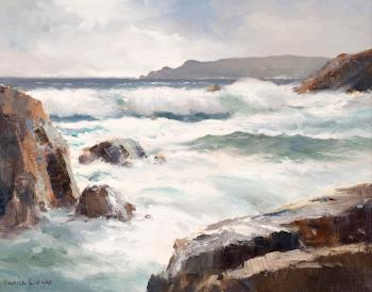 East wind, Cushendun by Maurice Canning Wilks