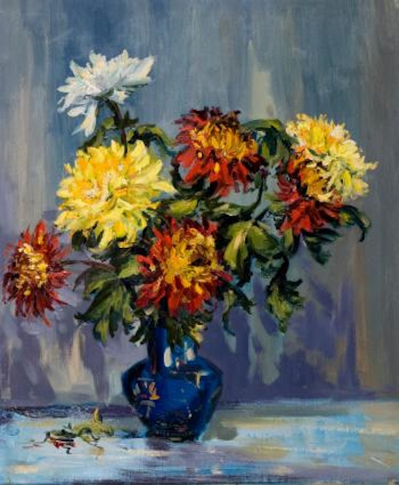 Still life, flowers by Kenneth Webb