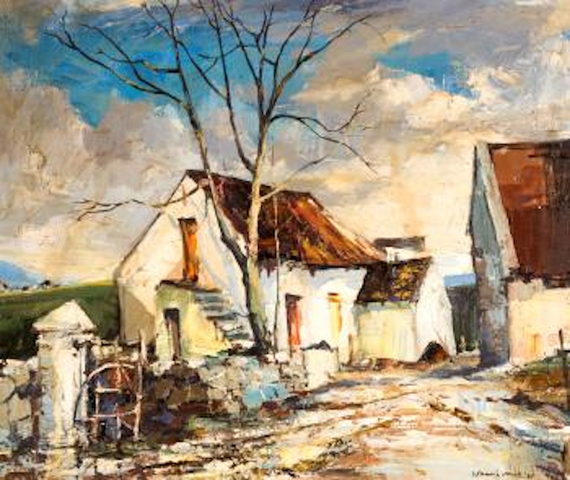 Farm buildings, County Down by Kenneth Webb