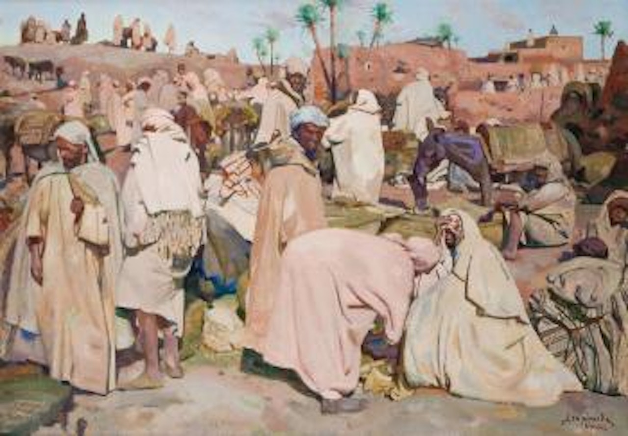 Souk El Khemis by Jacques Majorelle