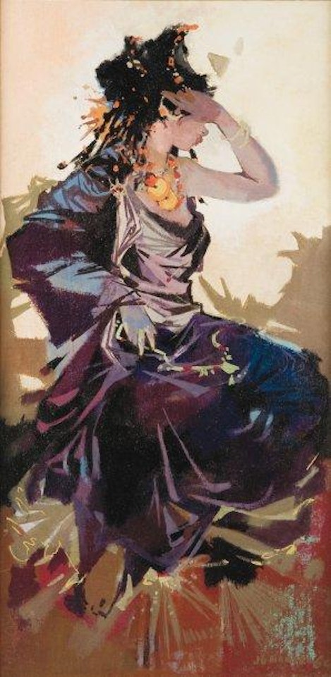 Danseuse de la guédra by Jean Gaston Mantel