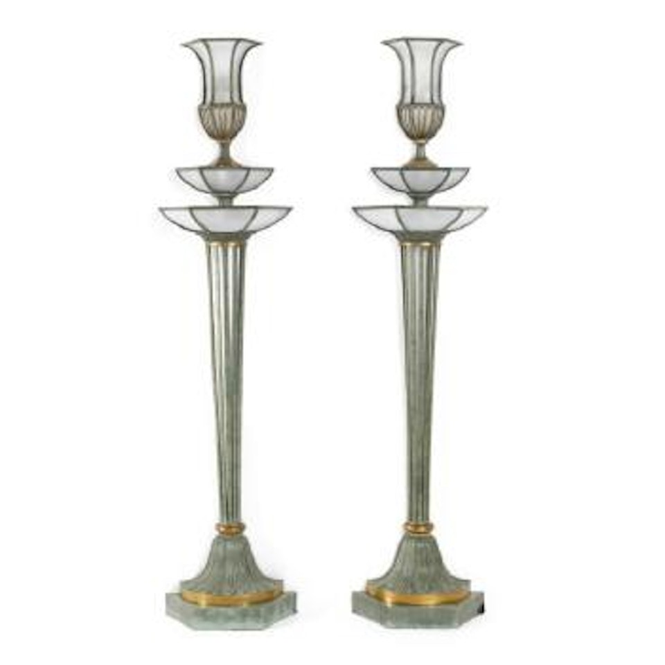 A Pair Of Standing Wall Lights by French School