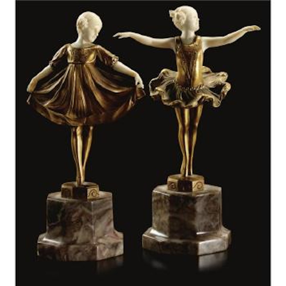 Ballerina And Lieselotte by Ferdinand Preiss