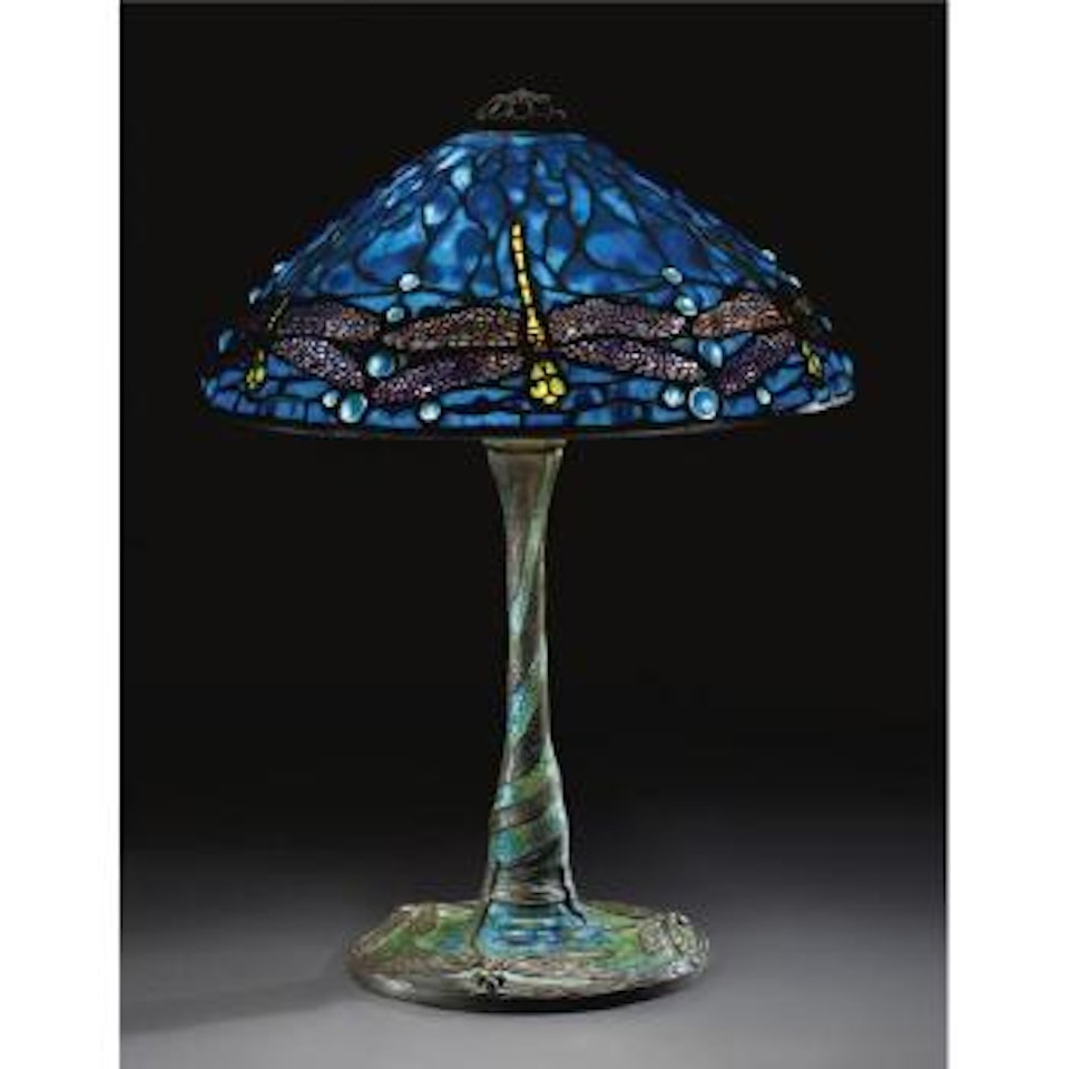A Superb 'Dragonfly' Table Lamp by Tiffany Studios