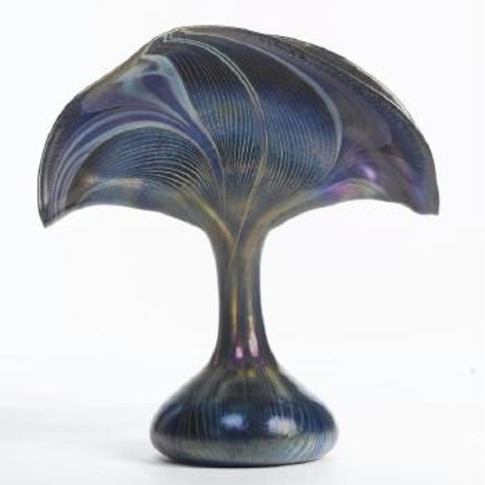 A Fine And Rare 'Peacock' Vase by Tiffany Studios
